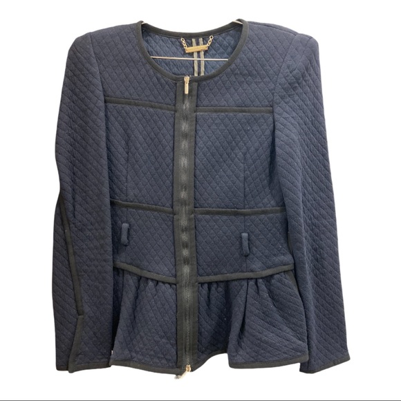 Atos Lombardini Belted Zip Up Blazer Size 42 - Picture 1 of 4